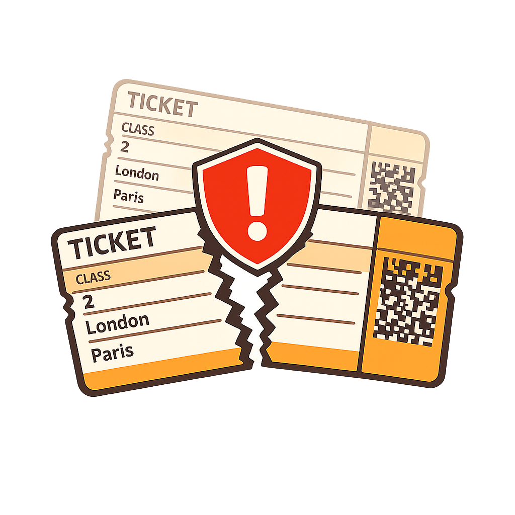 Ticket security illustration